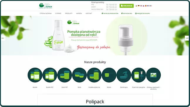 Sklep internetowy Polipack foto-front