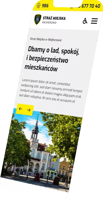 Strona internetowa Straż miejska - Pixlab.pl